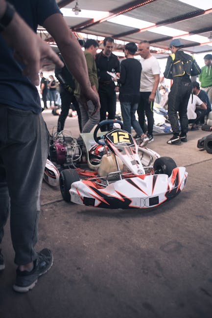 Number 12 racing kart